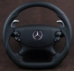 Oem Mercedes Steering Wheel Flat Bottom Big Amg Metal Paddle W211 W209 R230 W219. Fixed Price $1490.00.