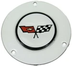 1982 Corvette Horn Button Emblem Crossed Flags Reproduction C3 New. Fixed Price $20.79.