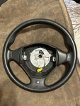 Bmw M3 E36 Z3 Sport Tech Steering Wheel Black Leather With Stitching Spoke. Fixed Price $258.50.