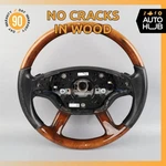 07-10 Mercedes W221 S550 CL550 Driver Steering Wheel W/ Paddle Shifters Wood Oem. Fixed Price $207.23.