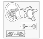 Genuine Audi Steering Wheel 8W0-419-091-DJ-WJL. Fixed Price $1079.75.