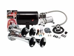 Kleinn Air Horns HK4 Complete Quad Package - Chrome. Fixed Price $459.95.