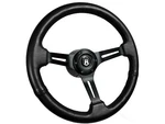 14" Vsw Leather Steering Wheel Black Kit For Late 1974.5-91 Volkswagen. Fixed Price $272.79.