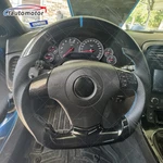 Hydro Dip Carbon Fiber Blue Line Fit Corvette C6 Steering Wheel Chevrolet 06-11. Fixed Price $229.00.