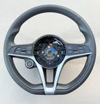 2017-2023 Alfa Romeo Stelvio Steering Wheel Black Leather Heated W/ Switches Oem. Fixed Price $162.00.