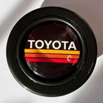 Retro Toyota Trd Line Black Horn Button For Sparco Omp Momo Nardi Steering Wheel. Fixed Price $45.00.