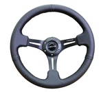 Nrg Sport Steering Wheel 18 Black Leather 2 Inch Deep Dish 350MM Stitching. Fixed Price $150.00.