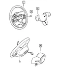 Genuine Mopar Steering Wheel 1TT661KAAE. Fixed Price $334.00.