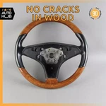 09-12 Mercedes R171 SLK300 SL550 SLK350 Steering Wheel Black Walnut Wood Oem 50K. Fixed Price $240.23.
