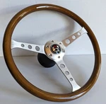 Steering Wheel Wood Chrome Fits For Wolfsburg Vw T3 Transporter Vanagon 80-93'. Fixed Price $239.00.