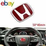 Steering Wheel Badge Jdm Emblem Red For 2009-2025 Civic Honda Coupe 2DR 4DR Si. Fixed Price $12.89.