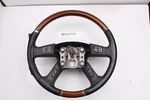 Gmc 2003-2006 Cadillac Escalade Ebony Leather Wood Grain Steering Wheel. Fixed Price $64.99.