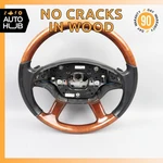 07-10 Mercedes W221 S550 CL550 Driver Steering Wheel W/ Paddle Shifters Wood Oem. Fixed Price $197.23.