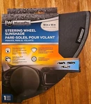 Weatherpro Steering Wheel Sunshade Cover 18" X Universal Fit. Fixed Price $9.39.