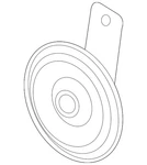 Genuine Nissan High Note Horn 25610-EM30A. Fixed Price $57.10.