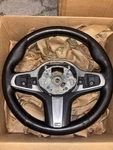17-20 Oem Bmw G30 G12 G14 G15 Steering Wheel Sport Black Leather W/ Shifters. Fixed Price $200.00.