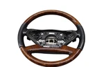 10-14 Mercedes S550 CL550 W221 Steering Wheel W/paddle Shifters Brown Wood Oem. Fixed Price $290.00.