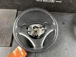 08-13 Bmw 128I Black Leather Steering Wheel W/ Shift Paddles. Fixed Price $150.00.