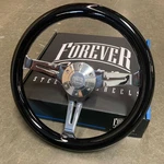 15" Chrome Steering Wheel Jet Black 6 Hole Horn Gmc Chevy Ford. Fixed Price $167.38.