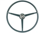 1966 Mustang Standard Steering Wheel Aqua Turquoise Coupe Convertible Fastback. Fixed Price $367.92.