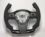 Pilot Type Real Carbon Alcantara Sport Steering Wheel Tesla Model 3 No Heated. Fixed Price $499.00.