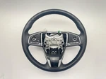 17-18 Honda Cr-v Steering Wheel W/controls Leather Black Tc:-f-h 80K Ex-l 57587. Fixed Price $78.00.