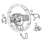 For Dodge Durango 2020-2022 Mopar Left Steering Wheel Bezel. Fixed Price $76.21.