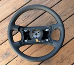 New Leather Steering Wheel For Audi 80 90 100 200 B3 B4 S2 C3 Black Oem. Fixed Price $330.00.