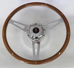 Wood Steering Wheel Pontiac Center Cap 15" Fits Ididit Column Gm Spline 9 Hole. Fixed Price $329.95.