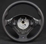New Leather Bmw 528I Sport Steering Wheel E39 98-03 Oem 2229115.9 Stiches. Fixed Price $420.00.