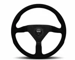 Momo Montecarlo Alcantara Steering Wheel 350MM Black Stitching MCL35AL1B. Fixed Price $233.00.