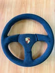 Old Rare Atiwe Porsche Steering Wheel Black Alcantara Fully Refurbished KBA70111. Fixed Price $900.00.