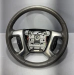 2013 Gmc Acadia Steering Wheel Gray Leather W/cruise Bluetooth Volume Buttons. Fixed Price $89.99.