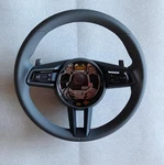 Porsche 2020 Carrera GT3 Pdk Gray Leather Mf Steering Wheel 992419091PTQU6. Fixed Price $1475.00.