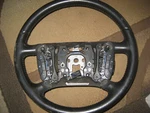 Impala Monte Carlo 2006-2011 Steering Wheel Leather Black Deluxe Controls Ss 9C. Fixed Price $114.90.